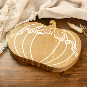 Halloween Pumpkin Wooden Ornament