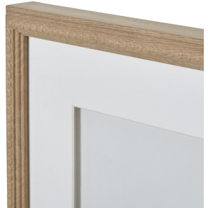 Atol Coral Art Mounted In Beaded Frame Brown