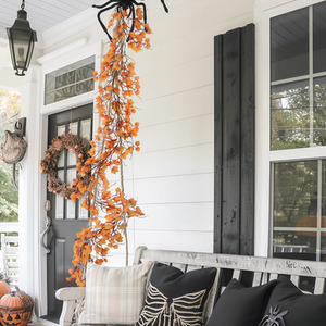 Halloween Artificial Maple Leaf Garland