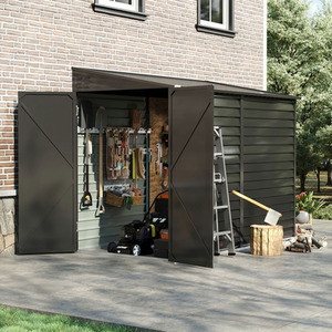 Breeins 4.6x9FT Side-Opening Door Zinc Steel Storage Shed