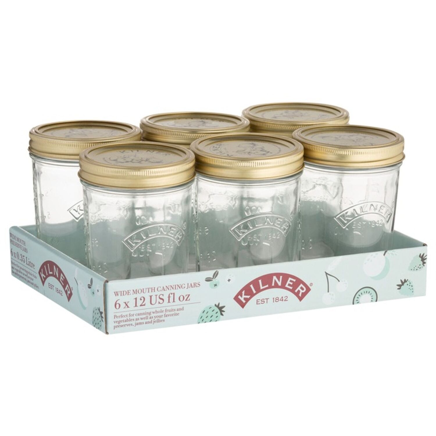 Image of 6x Wide Mouth Kilner Preserve Pickling&hellip;