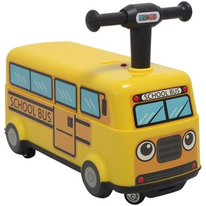 Toddler Ride On Yellow School Bus Kids Push Along Walker