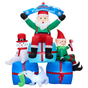 2.2m Christmas Inflatable with LEDs