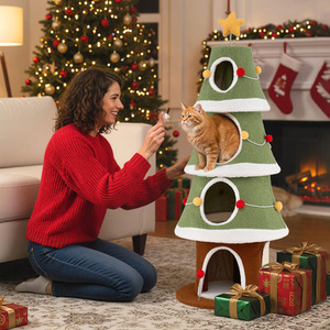 Christmas Pet Climbing Furniture