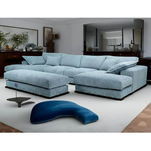 Family Large Double Ended Chaise Rest Sofa Jumbo Cord