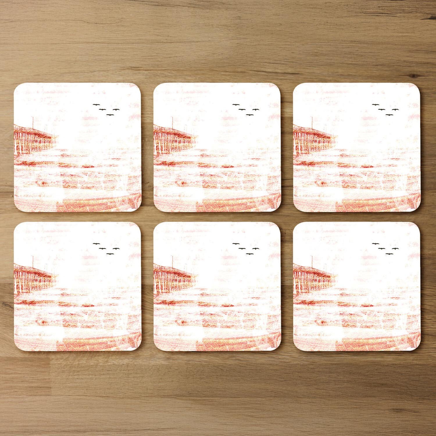 Pier Coaster - Pink