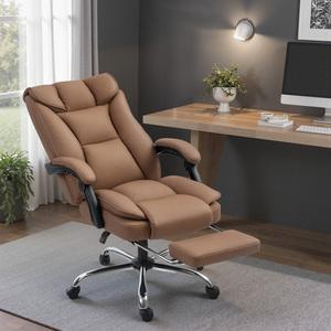 HOMCOM Executive Office Chair, Comfy Swivel Recliner 921-933V70BN