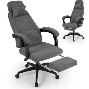 Chenille Fabric Computer Desk Chair