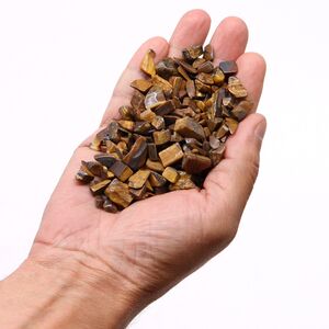 Tiger Eye Gemstone Chips Bulk MultiColor
