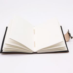 Leather Journel Plain Paper Life is Better with Friends