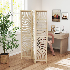 HOMCOM 3 Panel Room Divider Detachable Privacy Screens