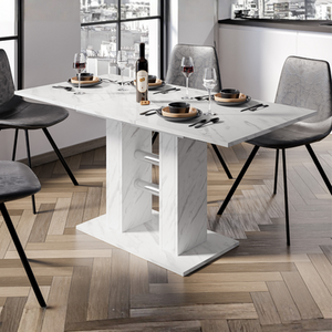 WILD MINI DINING TABLE White Marble Effect