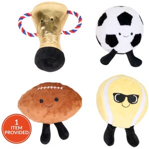 Sports Champion Plush Dog Toy