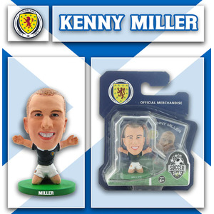 SoccerStarz Scotland Kenny Miller - Home Kit 5cm Figure