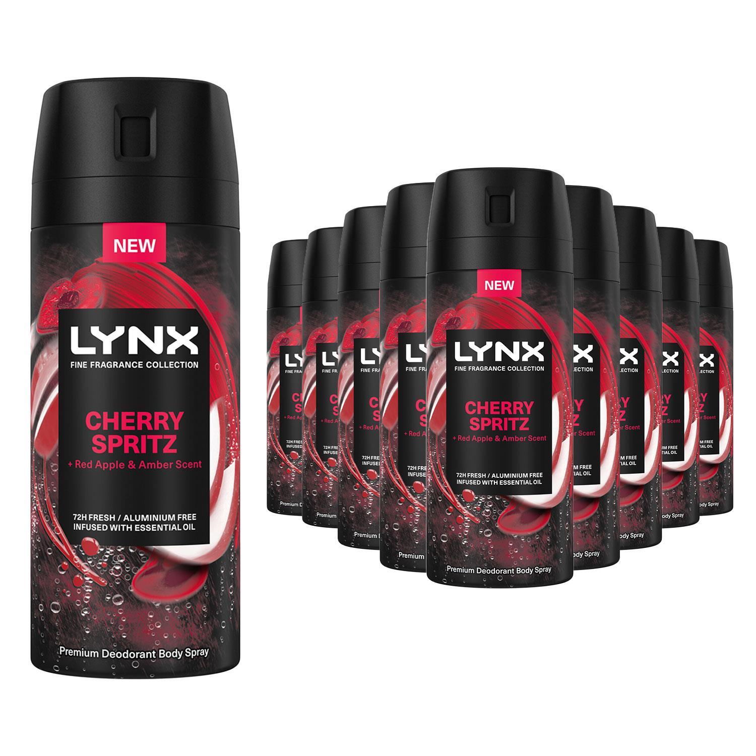 Lynx Men Cherry Spritz Deodorant Body Spray 150ml - Image 5