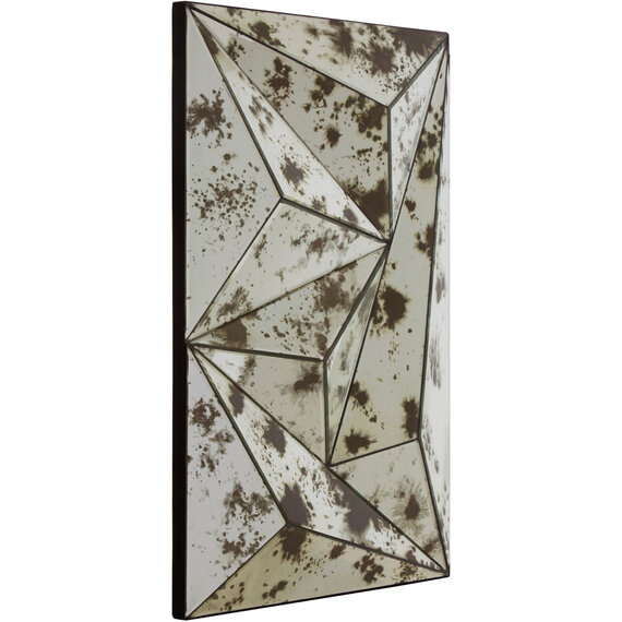Sunburst Grey and White Wooden Wall Mirror