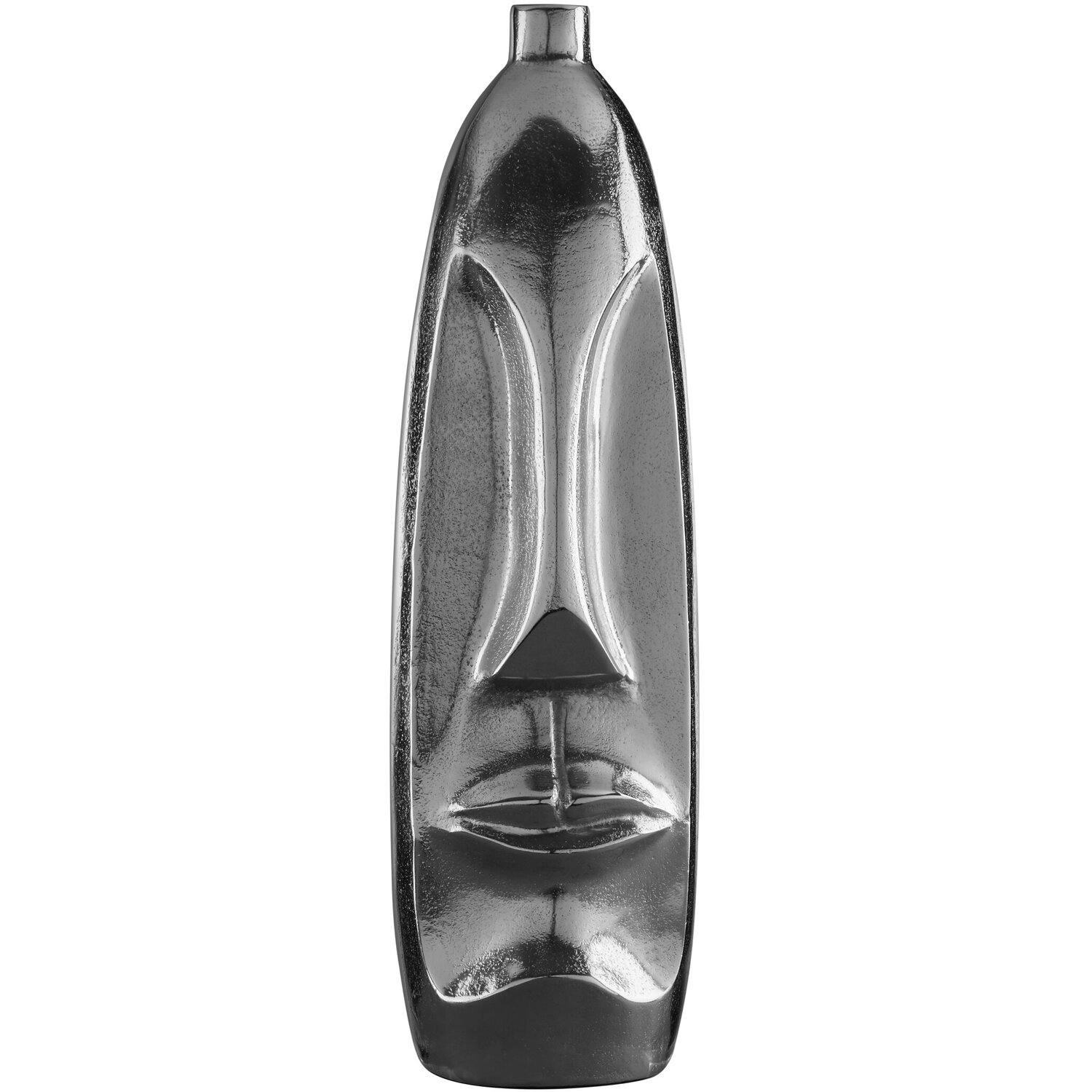 Garan Grey Marble Effect Large Vase - Aluminium 100%