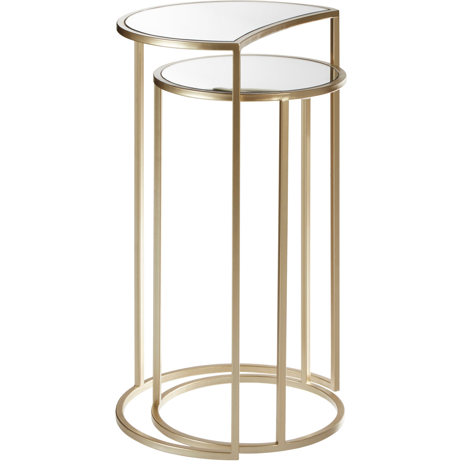 Avantis Set of 2 Nesting Side Tables - Champagne
