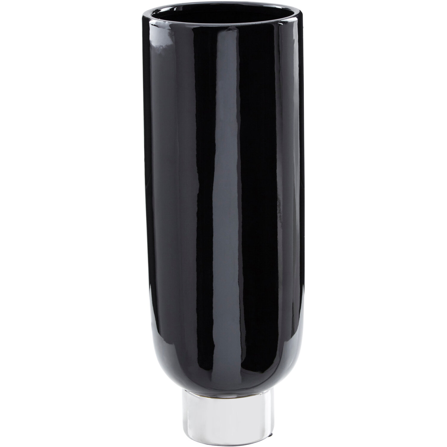 White Embossed Porcelain Vase - Stoneware 100%