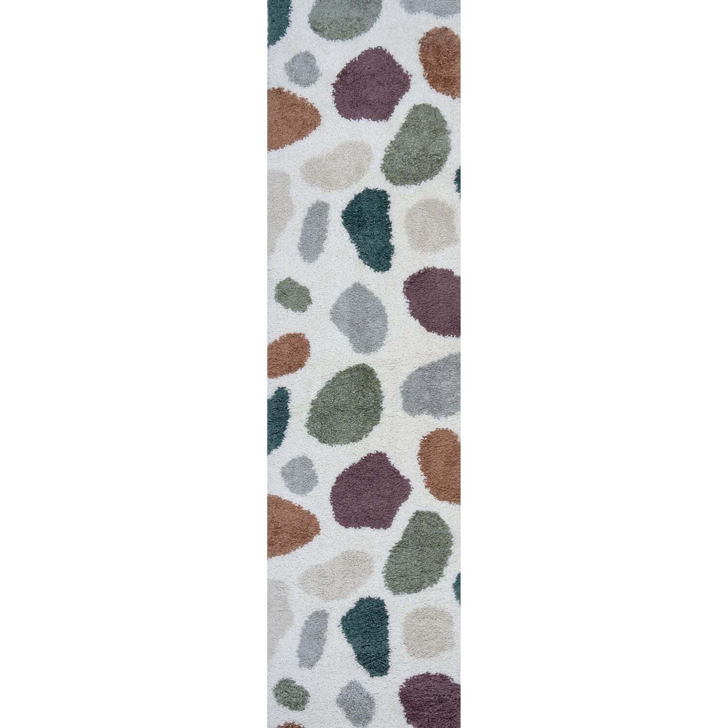 THE RUGS Soft Shaggy Area Rug – Modern Patterned Carpet for Living Room & Bedroom, Extra Plush, Easy to Clean, Animal Print Design (80x300 cm, Multicolour) - Image 3