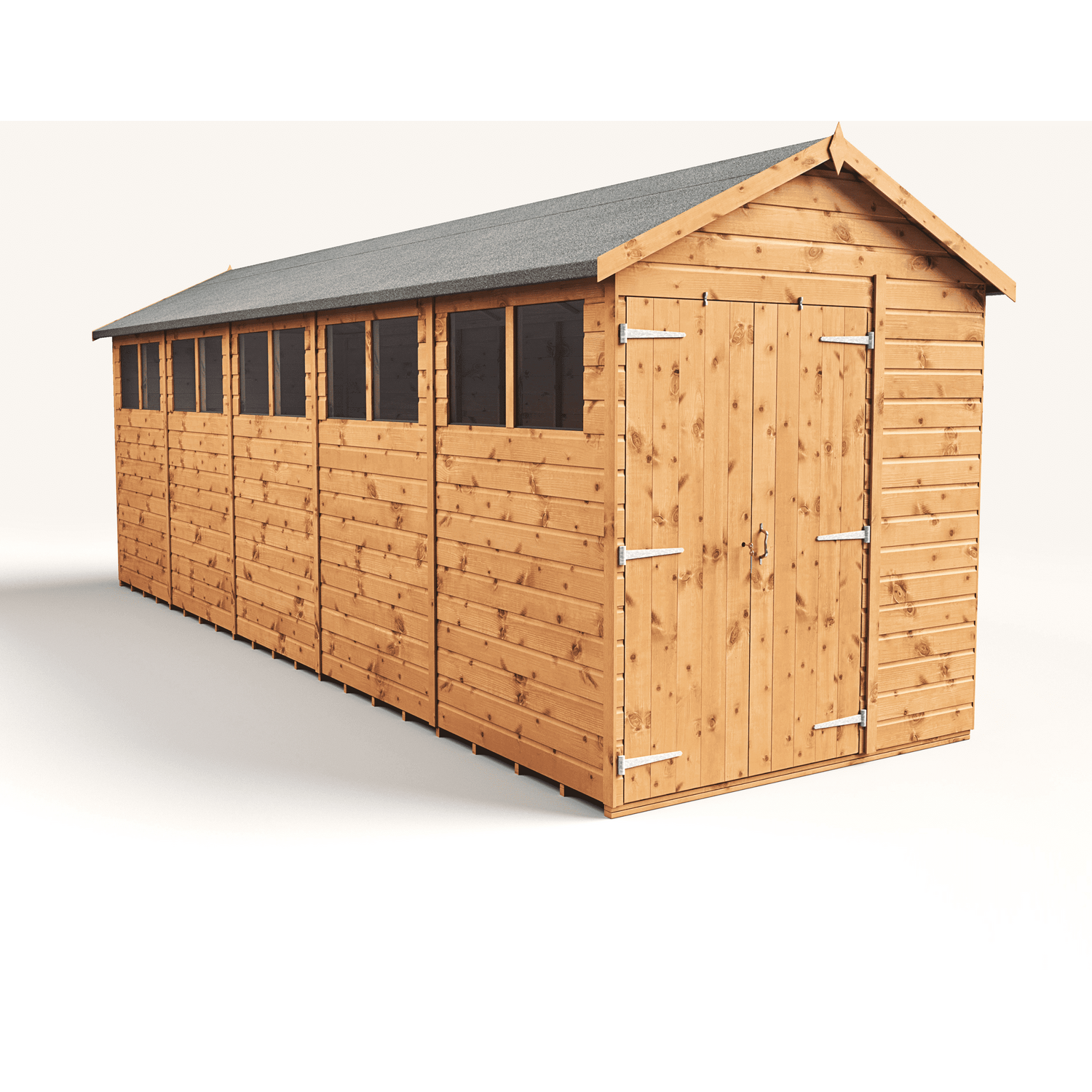 B&Q - Empire Modular Apex 6X20 Double Door & Windows - Image 4