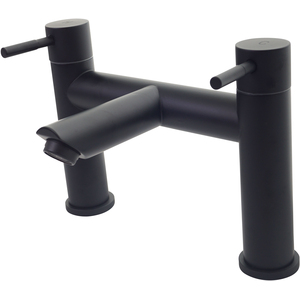 Modern Waterfall Black Mixer Bath Filler Tap