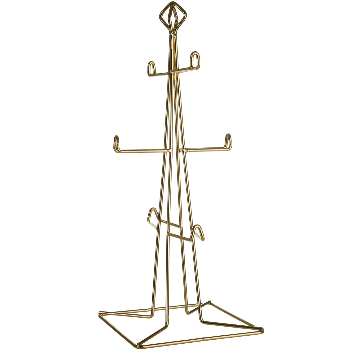 Vertex Gold Finish 6 Mug Tree - Gold
