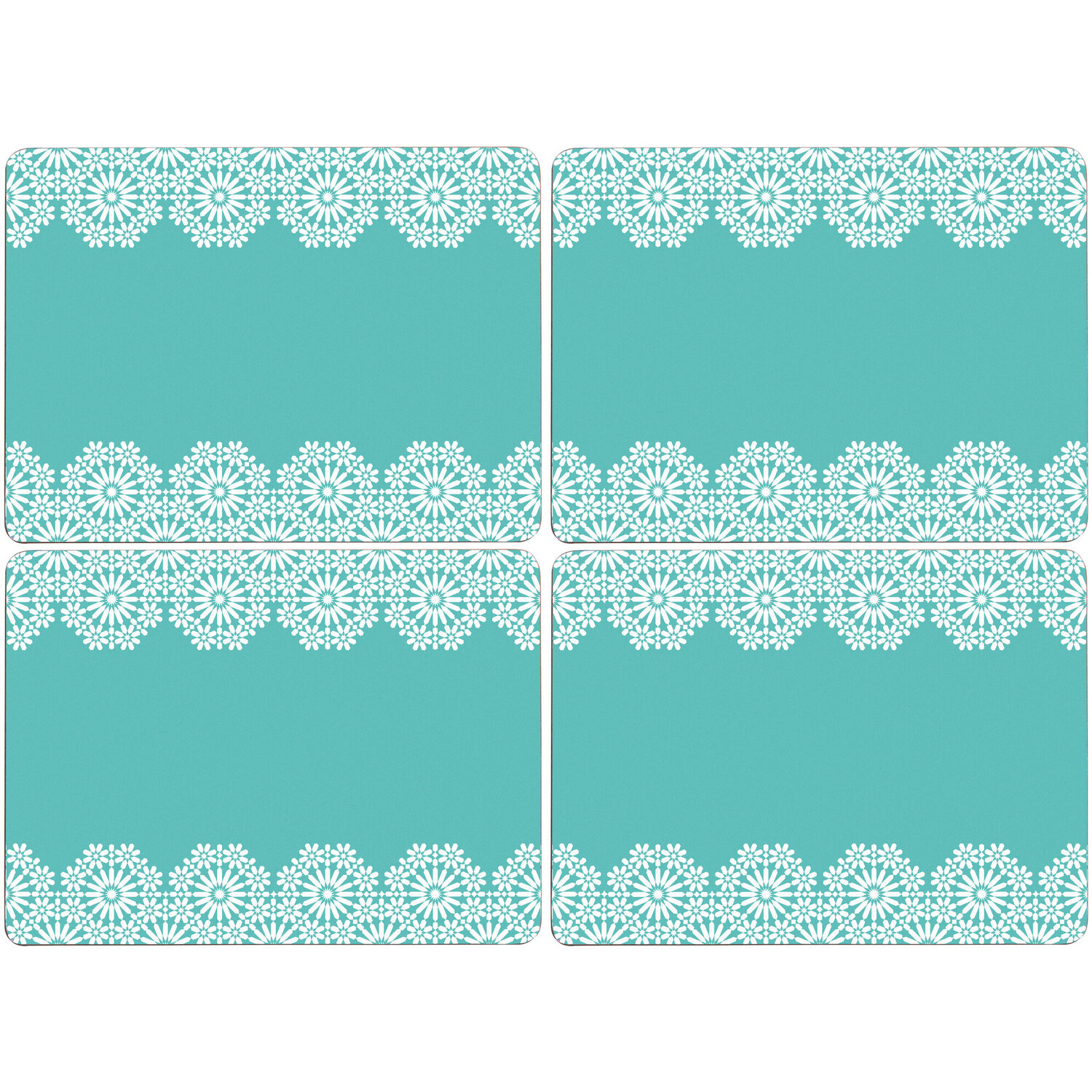Maison By Premier Garland Set Of Four Placemats - Blue