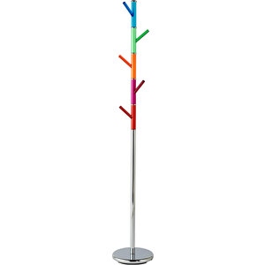 Joan Multicoloured Acrylic Pegs Coat Stand