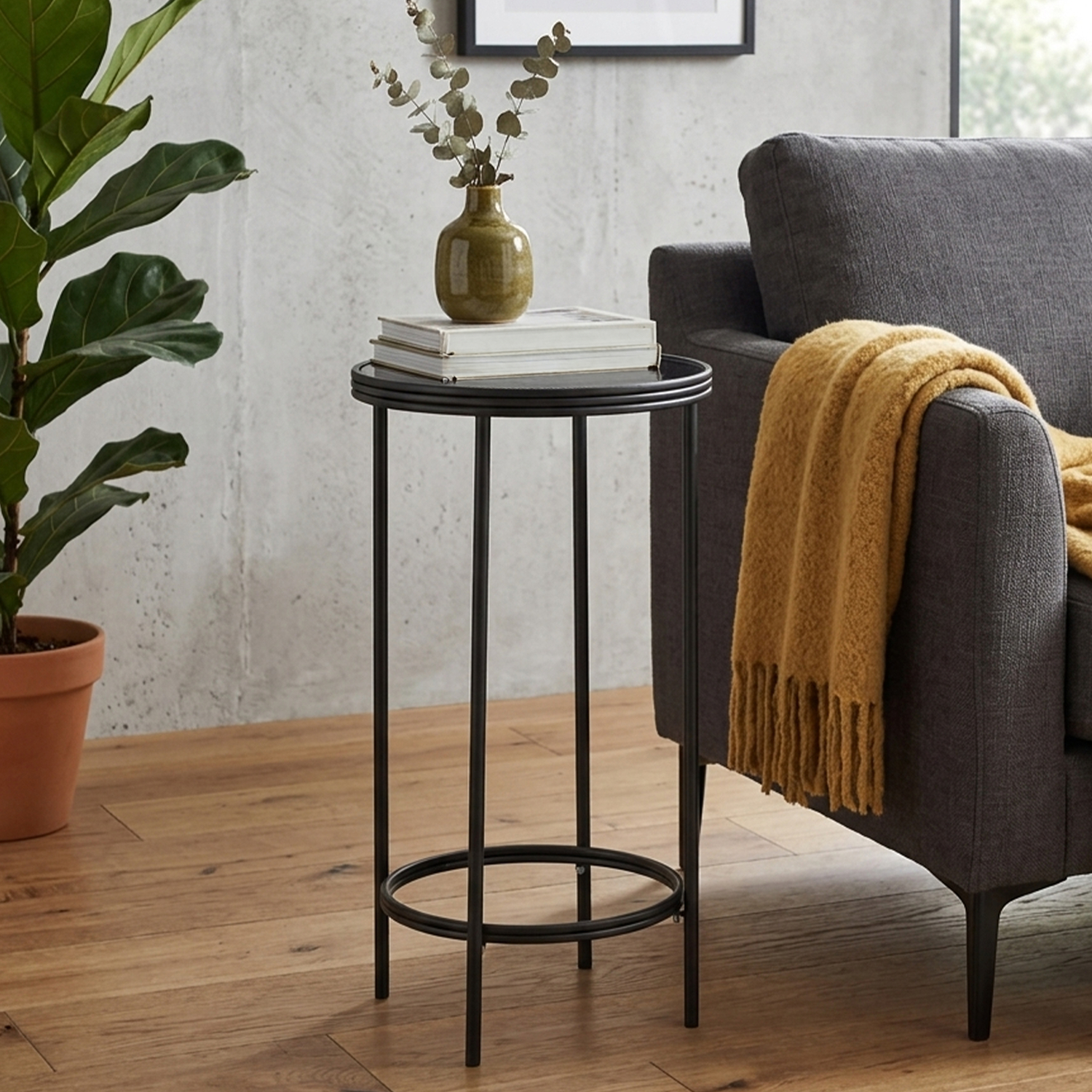 Xania Side Table - Black
