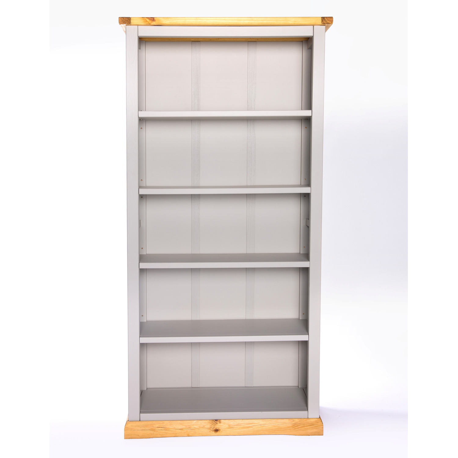 Cabinet Bits Bomporto Bookcase - Grey / 90Cm / 180Cm / 30Cm