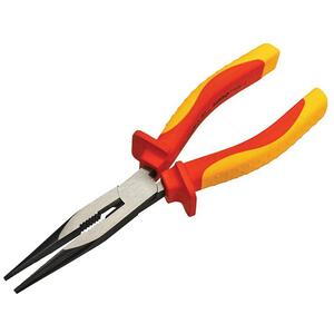 Faithfull Long Nose Pliers Vde 210mm
