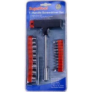 SupaTool T-Handle Screwdriver Set