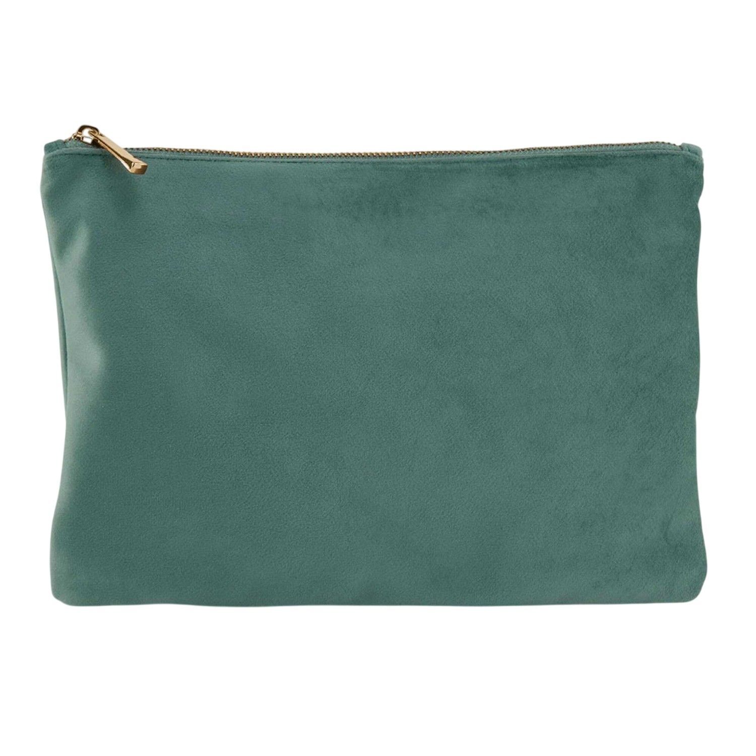 Bagbase Plain Velvet Pouch - Jade