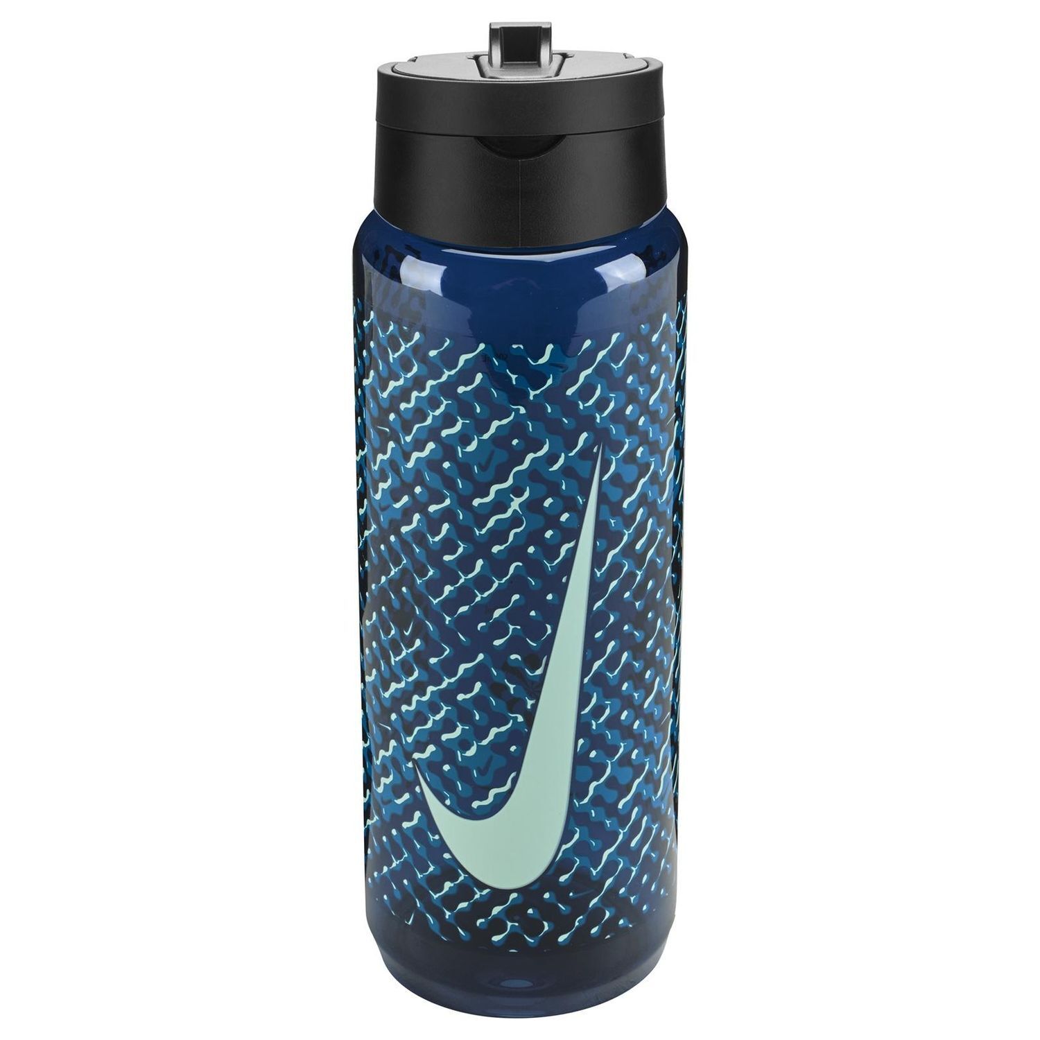 Nike Renew Recharge 680Ml Straw Bottle - Transparent Blue / Stainless Steel