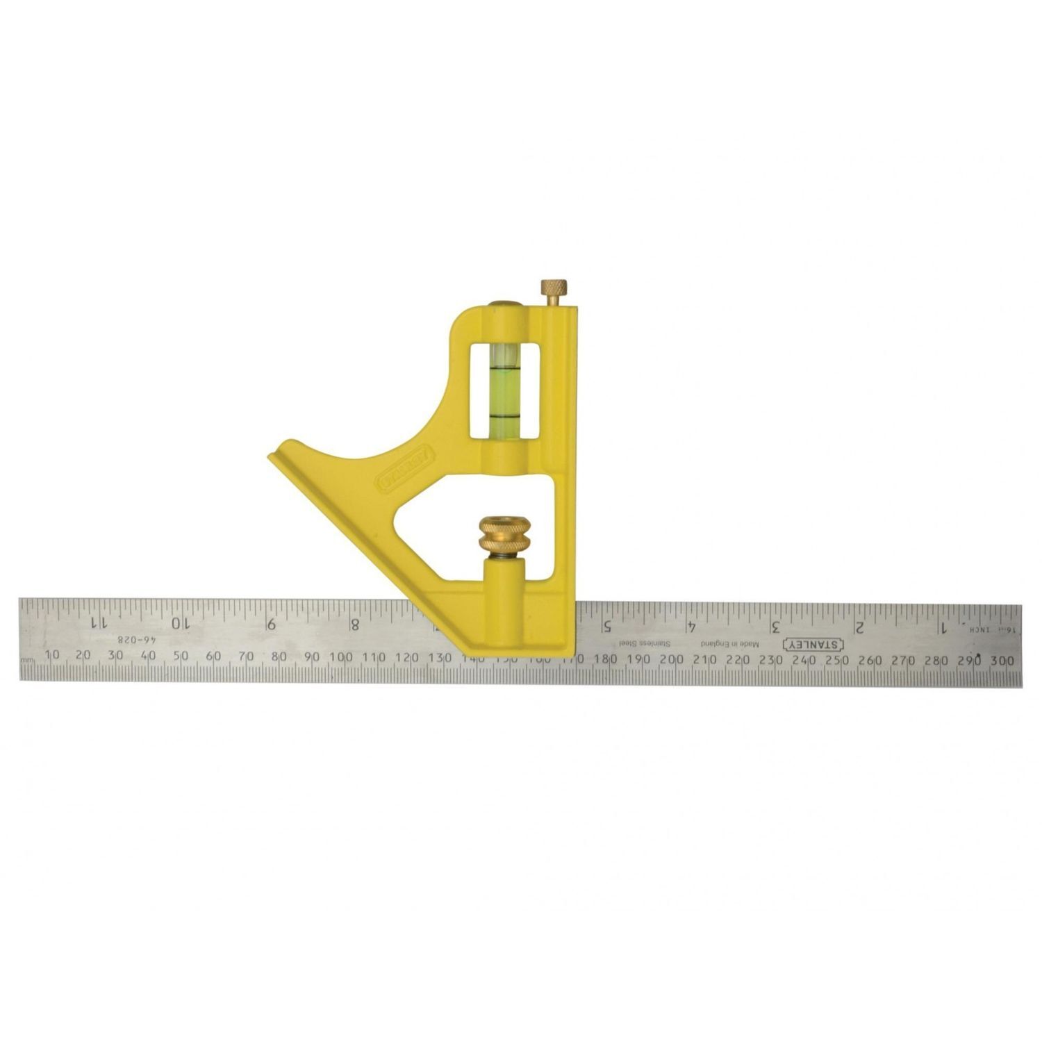 - Stanley Hand Tools Die-Cast Combination Square 300mm (12In) Multi Colour (300mm) - Image 2