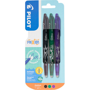 Pack of 3 Pilot Frixion Pens