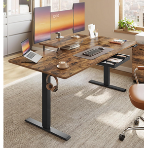 Electric Standing Desk, Height Adjustable Desk, 160 x 80 cm