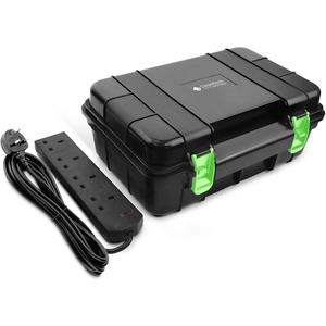 DESIRETECH IP54 Weatherproof Outdoor Box Small - Wall Mount, Hinged Cover