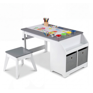 Kids Art Table and Stool Set