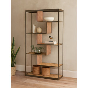 Grenoble Brushed Brass Multi Tier Shelving Unit