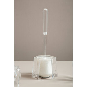 Dow Clear Acrylic Toilet Brush Holder