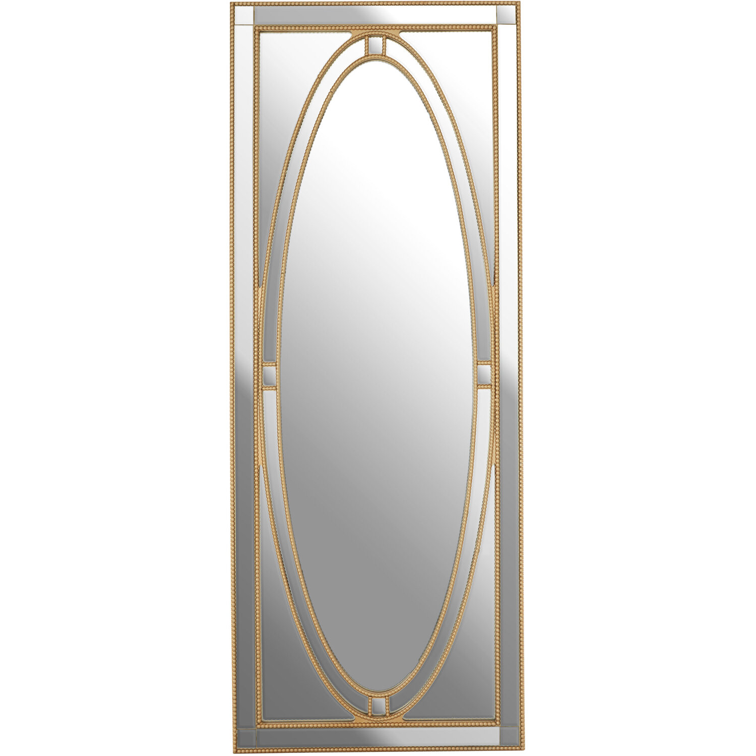 Image of Gavra Gold Frame Wall Mirror -&hellip;