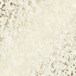 Element Industrial Metallic Wallpaper in Ivory and Gold