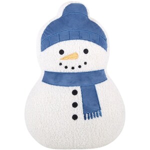 Snowman Shaped Boucle Cushion