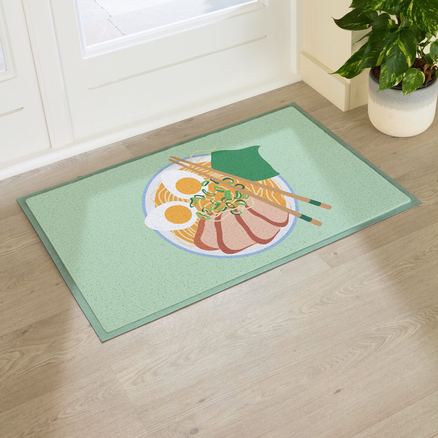 Artsy Mats Ramen Bowl Indoor/Outdoor Doormat (90X60cm) - Multi / 90 X 60Cm