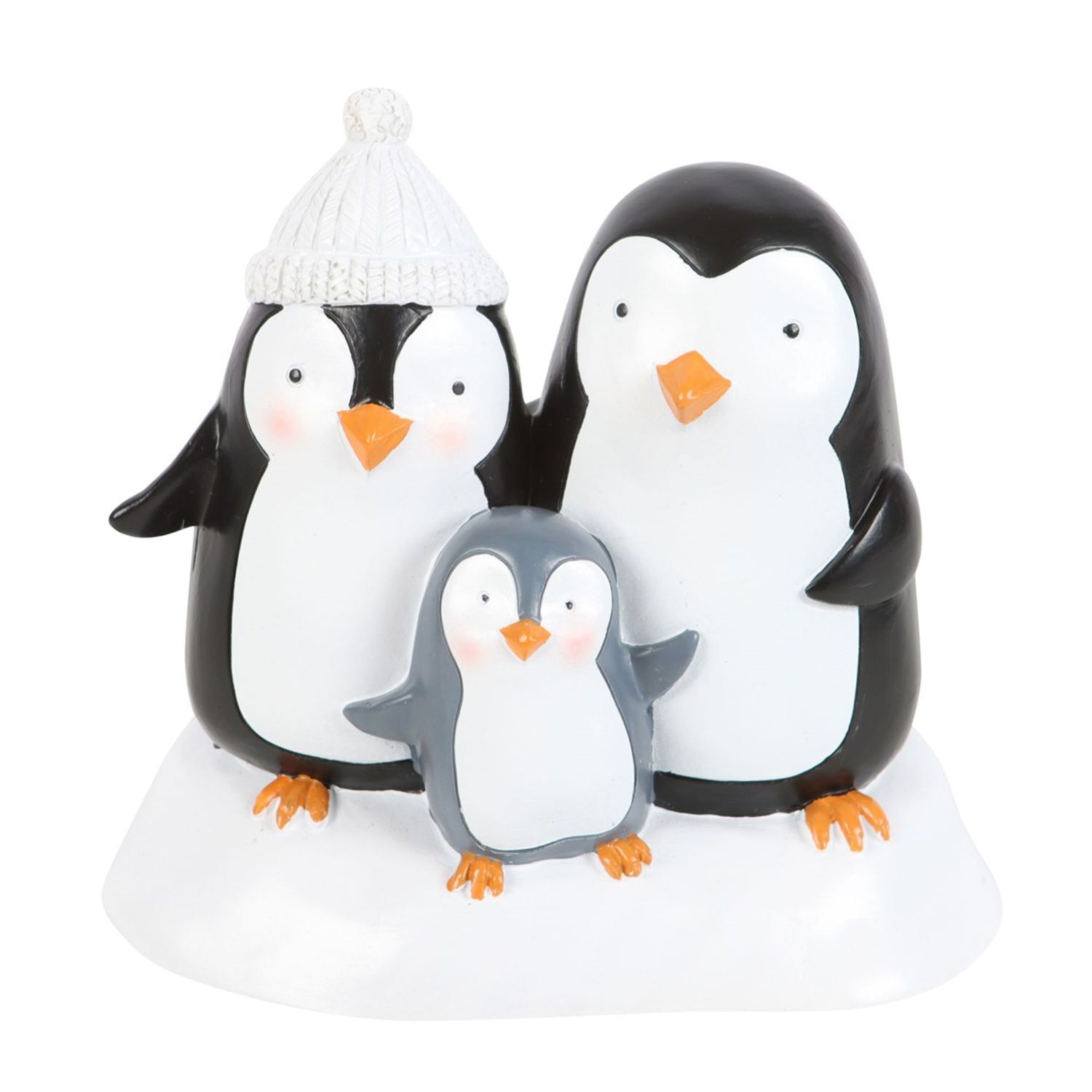 Something Different Resin Penguin Ornament - Black/White - One Size