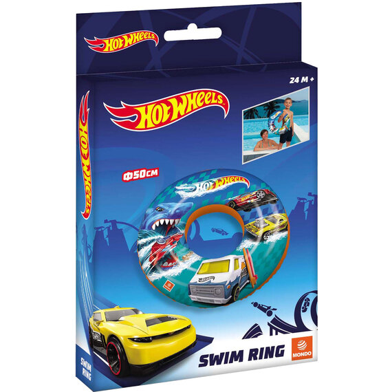 Hot Wheels Inflatable Swim Ring 50cm