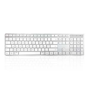 Accuratus 301 Mac Wireless BT/RF Keyboard - White