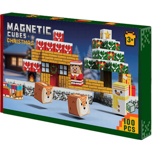 100 Piece Christmas Magnetic Cubes